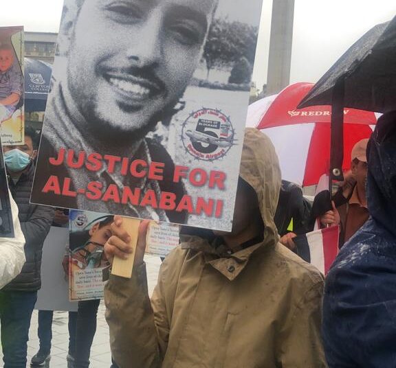 وقفة إحتجاجية للجالية اليمنية في لندن