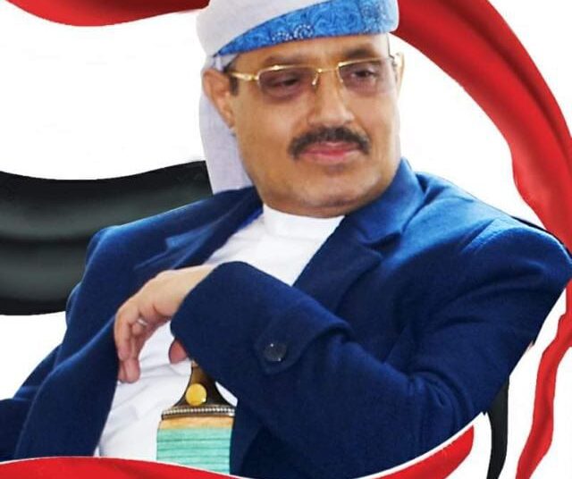 الفريق سلطان السامعي   عضو المجلس السياسي الاعلى  يبعث برقية تهنئة