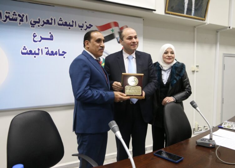 الأمن القومي العربي والعدوان على اليمن في ندوة حوارية بجامعة البعث السورية