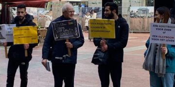 وقفة تضامنية مع الشعب الفلسطيني في هولندا