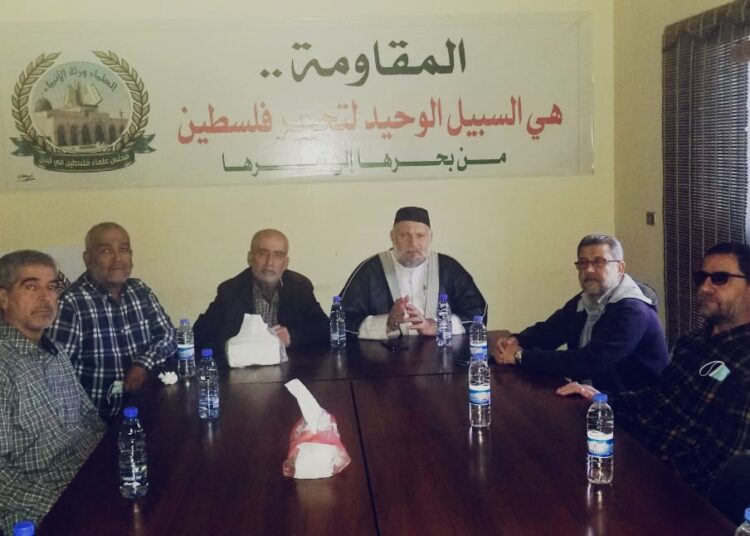 مجلس علماء فلسطين يستقبل وفداً من لجنة معتقل أنصار c3