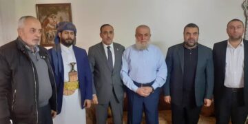 السفير اليمني يلتقي الشيخ عزام في دمشق