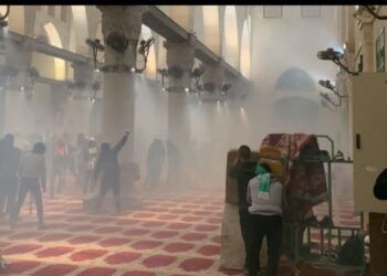 قوات الإحتلال المؤقت تدنس المسجد الأقصى