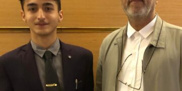 لقاء يجمع معاون وزير الخارجية الايراني والباحث السوري همام عبد الرحمن