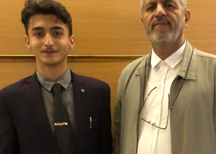 لقاء يجمع معاون وزير الخارجية الايراني والباحث السوري همام عبد الرحمن