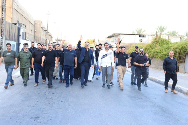 مركز الشهيد أبو مهدي المهندس الثقافي يشارك بالمظاهرة المركزية نصرة للقرآن الكريم