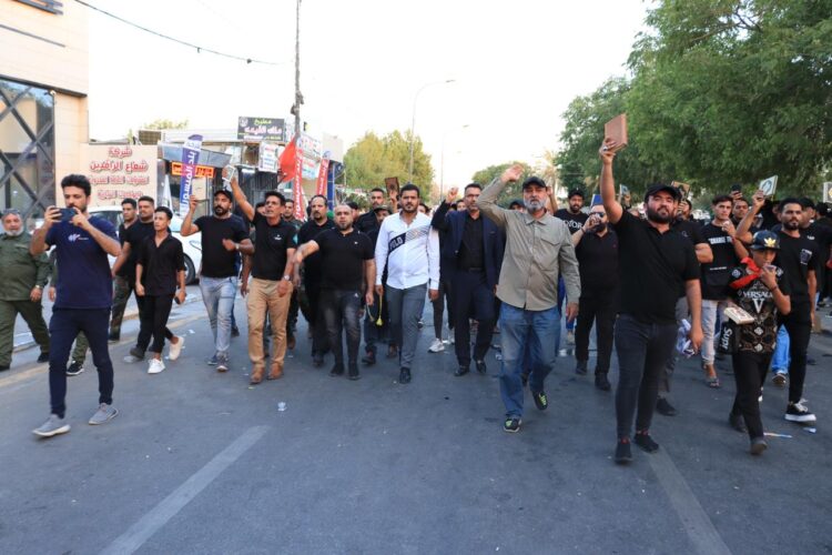 مركز الشهيد أبو مهدي المهندس الثقافي يشارك بالمظاهرة المركزية نصرة للقرآن الكريم