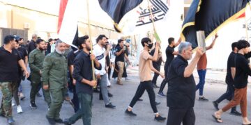 مركز الشهيد أبو مهدي المهندس الثقافي يشارك بالمظاهرة المركزية نصرة للقرآن الكريم