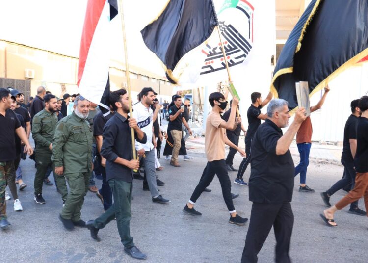 مركز الشهيد أبو مهدي المهندس الثقافي يشارك بالمظاهرة المركزية نصرة للقرآن الكريم