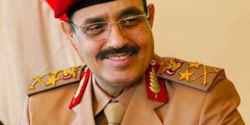 الفريق سلطان السامعي عضو المجلس السياسي الاعلى يبعث برقية عزاء للعلامة عدنان الجنيد