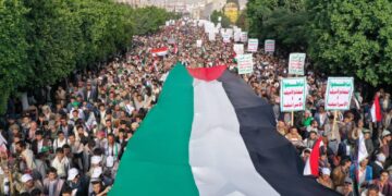 ‏رسائل ودعوات وجّهناها في كلمتنا اليوم خلال مسيرة ‎#طوفان_الأقصى بالعاصمة صنعاء