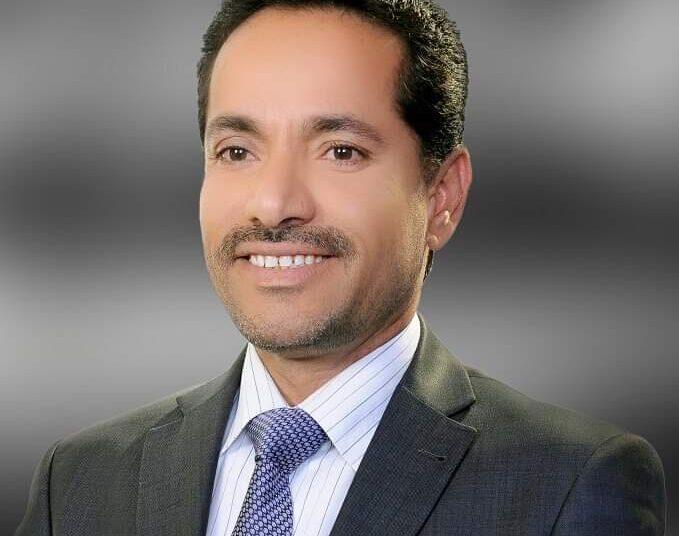 خالد الشايف مدير مطار صنعاء الدولي يبعث برقية شكر إلى ابو يعقوب سفيان وكيل اول محافظة الضالع