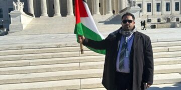 مسيرة الجاليات العربية والاسلامية واليمنية في نيويورك لوقف العدوان الصهيوني على غزة