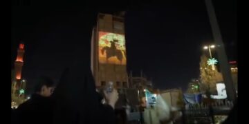 عرض فيلم انيميشن لعلي الأصغر (ع) في مدينة كربلاء المقدسة