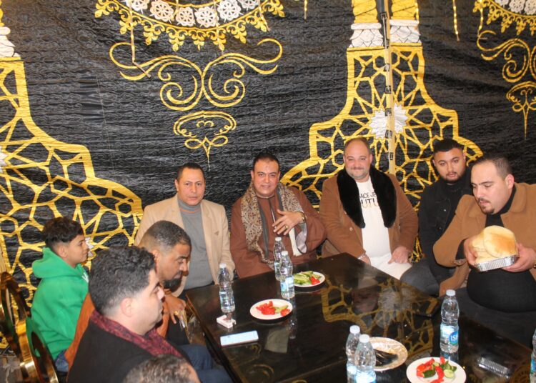 حضور المعلم يحي الصعيدي حفل زفاف خالد عبدالسلام وكيل النائب العام 